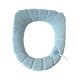 thumbnail image 5 of Toilet Seat Cover Washable Cloth Stretchable Warmer Soft Thicker Foldable Portable for Bedroom, Washable Cloth Toilet Seat Cover, Soft Warmer Thicker Stretchable Design, for Dorm, High, 5 of 8