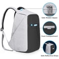 thumbnail image 3 of Mochila Oscart antirrobo para portátil de 15,6 pulgadas a prueba de agua, 3 of 7