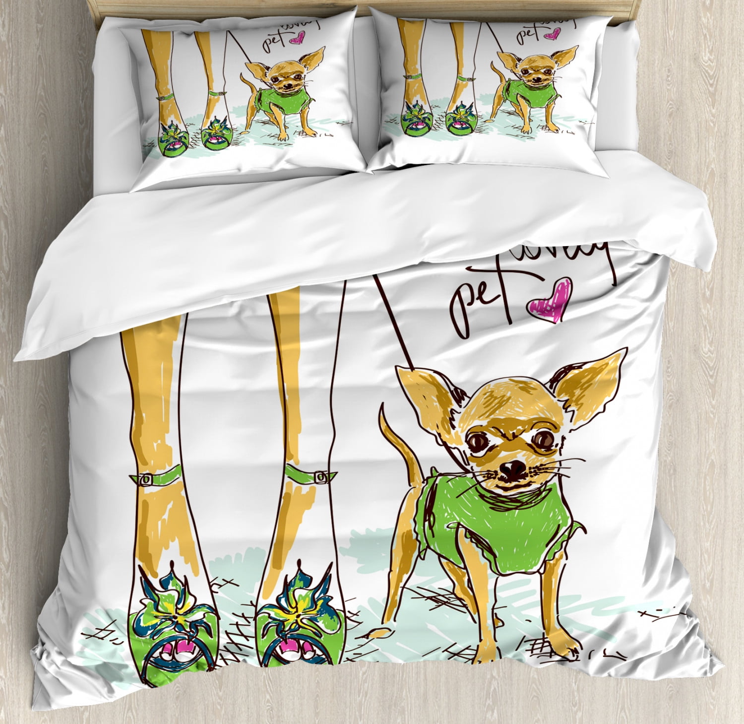 Unique Multicoloured Chihuahua Dog Quality Cushion Cover
