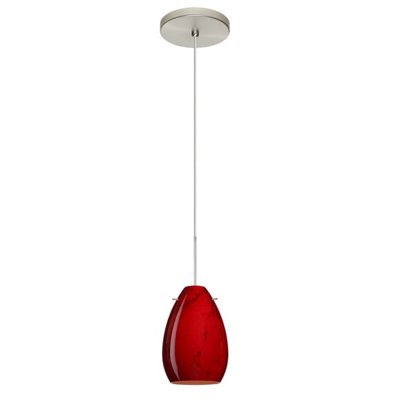 Besa Lighting - Pera 6-One Light Cord Pendant with Flat Canopy-4.5 Inches Wide