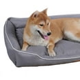 thumbnail image 2 of Waterproof Dog Bed 600D Oxford Cloth Pet Dogs Mat Beds Soft Thickened PP Cotton Filling Bite-resistant Pets Dog Accessories (3,M (47x34x9)cm), 2 of 6