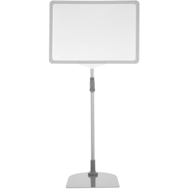 BRIGHTFUFU 1 juego de soporte de suelo para publicidad, fácil de usar, para etiquetas de precio, para supermercado, para exteriores (A4)