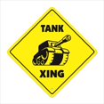 thumbnail image 1 of SignMission X-TANK Panneau Zone de Croisement de Chars 12 x 12 Po, 1 of 1