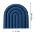 thumbnail image 6 of Silicone Trivet Mat Heat Resistant Hot Pads for Kitchen Countertop Reusable Table Mat Multi Purpose Daily Household Insulation Pad for Cookware Dinner Bowls Coffee Mugs Hot Dishes Trivets, 6 of 6