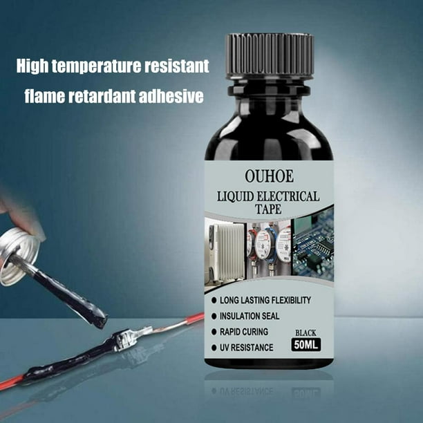Pegamento aislante de aislamiento líquido resistente a los rayos UV (negro 50 ml) Ndcxsfigh Nuevos Originales