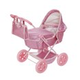 thumbnail image 1 of Teamson Kids Landau pour Poupée Bébé avec Housse, Auvent Rétractable et Rangement, Paillettes Rose Vif, 1 of 8