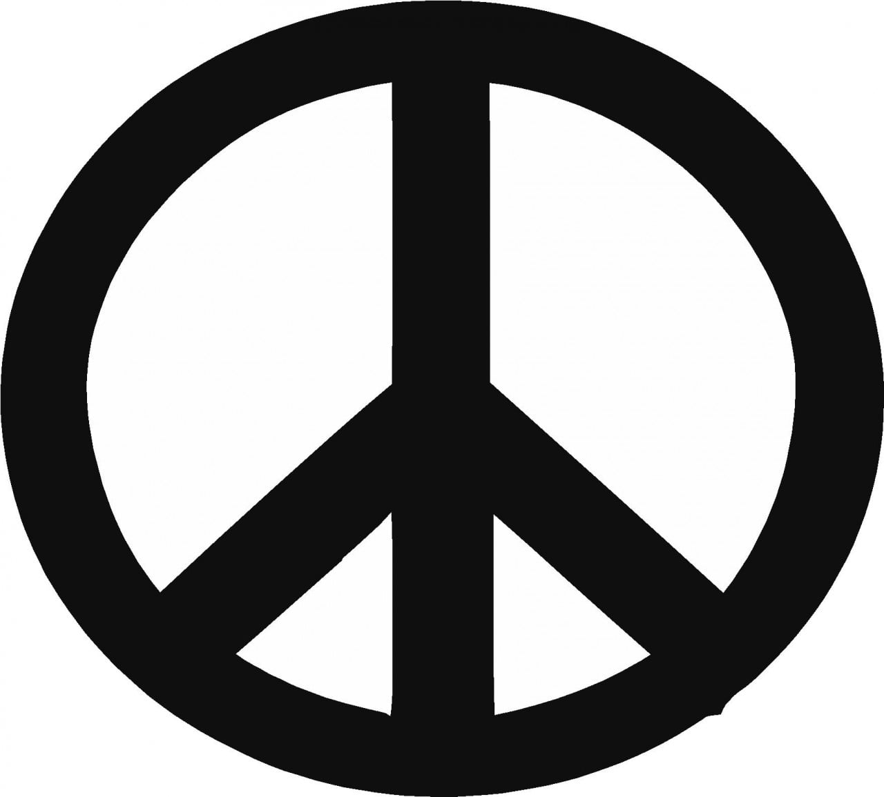 Wall Design Pieces Peace Sign 2 20 X 20 Inches Walmart