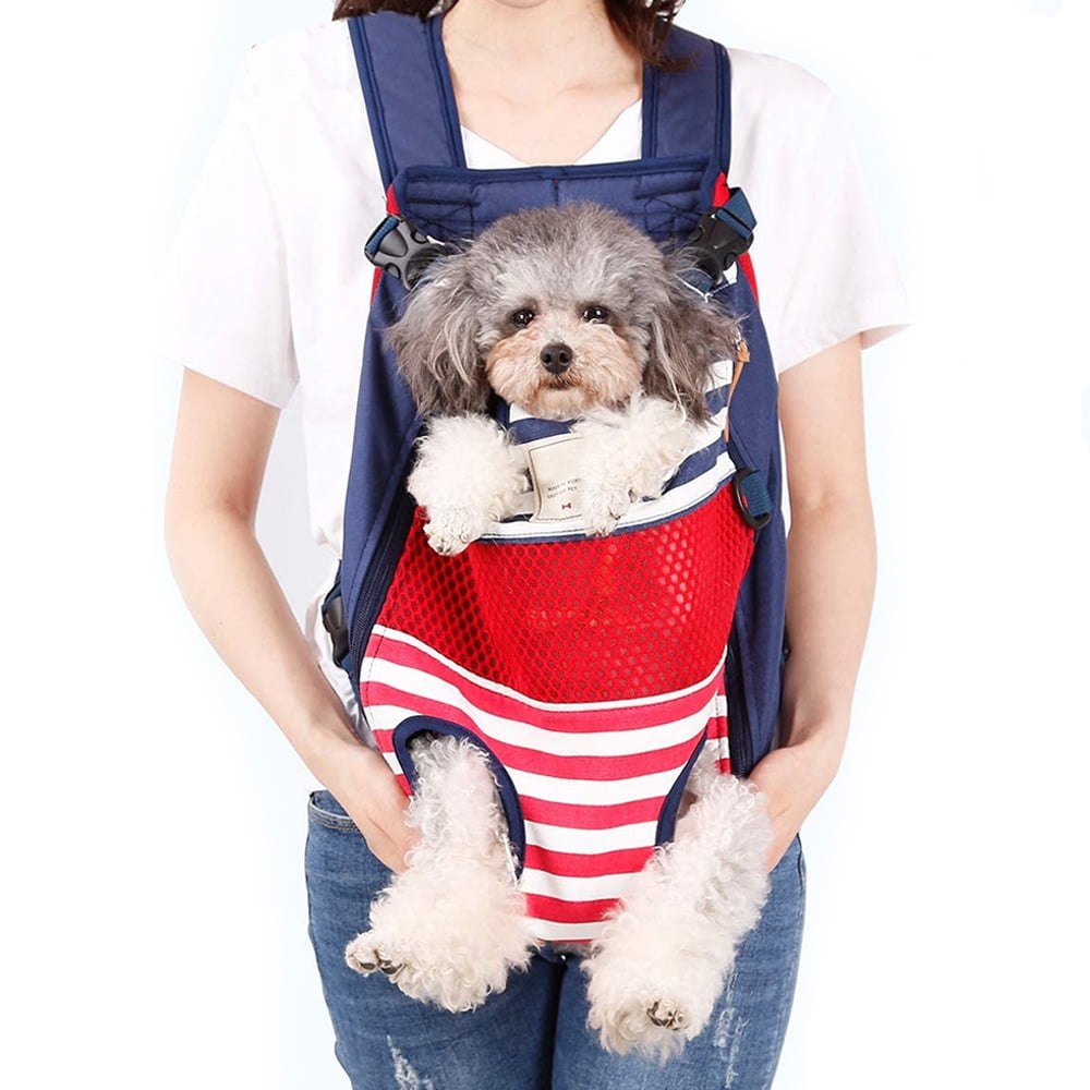 Heily Dog Carrier Backpack Legs Out Front Facing Pet Carrier Backpack For Small Medium Large Dogs safety Cushion Back Support For Travel Hiking Outd