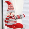 thumbnail image 4 of Toystoory Cortina de ventana de Navidad de dibujos animados, hebilla portátil con temática de Navidad, lavable, reutilizable, parasol para el hogar, Kits de decoración para fiestas Muñeco de nieve Toystoory HA069199-02, 4 of 6
