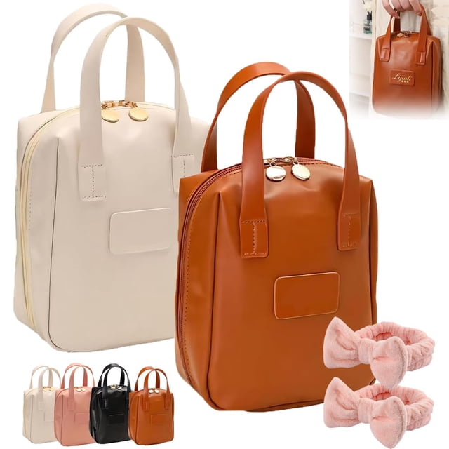 Lijiali Premium Bolsa de maquillaje, Bolsa de maquillaje Eretinputc, Bolsa de maquillaje premium, 2024 Nueva bolsa de maquillaje premium Lijiali, Bolsa de aseo multicapa Eretinputc impermeable de gran