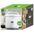 thumbnail image 3 of Hauz - Digital Rice Cooker and Steamer, 6 Cup Capacity, White, 3 of 3