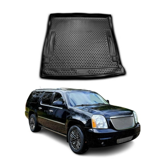 OMAC Cargo Mats Liner for GMC Yukon 2007-2014 Waterproof TPE Black