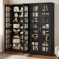 thumbnail image 5 of Tribesigns 71" Tall Storage Cabinet with Doors, Kitchen Pantry Cabinet with Adjustable Shelves, Black, 5 of 7