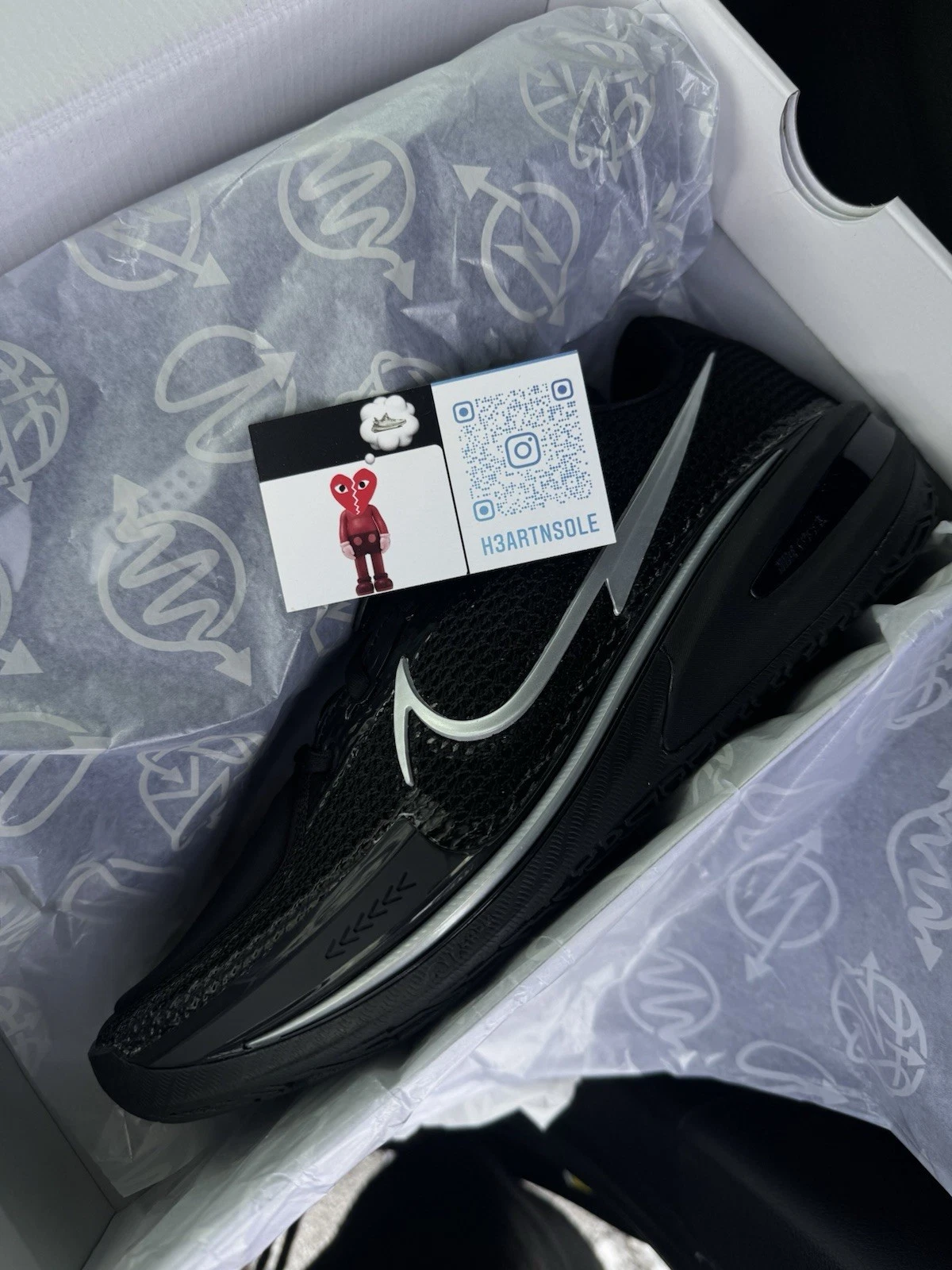 Men's Size 11.5 Nike Air Zoom GT Cut Black Chrome CZ0175-006 Brand
