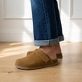 thumbnail image 6 of Cushionaire Boulder Genuine Leather Clogs for Women, Slingback Slip On Shoes with Adjustable Swivel Back Strap and Memory Foam Footbed, 6 of 20