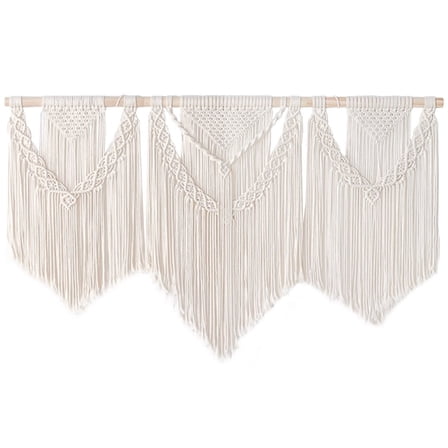 Large Macrame Wall Hanging,43x32 Inch Boho Tapestry Macrame Wall Decor Art,Chic Bohemian Handmade Woven Tapestry Home Decoration for Bedroom Living Room Apartment Nursery