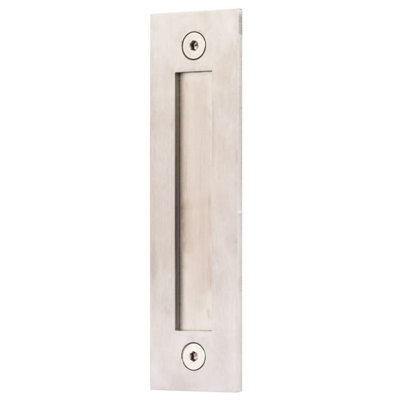 Sure-Loc Barn-Fl2 Flush Mounted Barn Door Pull - Nickel