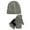 Grey - gray, variant on Ryan Seacrest Mens Donegal Beanie Gloves, Grey, One Size