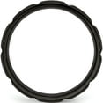 thumbnail image 2 of Titanium Grooved Black Ip-Plated 6mm Brushed And Polished Band (Size 11.5) Made In China tb355-11.5, 2 of 5