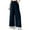 Black, variant on Summer Pants for Women Straight Leg Dress Pants for Women Half Half Leggings Girls Ladies Slim Medium Solid Stretch Dress Casual Fall Sweat Woman Petite Bottoms Leggings Yellow One Size