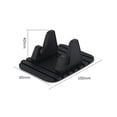 thumbnail image 4 of Soporte de silicona para teléfono móvil, soporte de escritorio para GPS, para salpicadero de coche, para smartphones (negro), 4 of 7