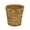 Stained Hyacinth, variant on Household Essentials Wicker Waste Basket, Woven Leaf Basket with Wire Frame, Trash Bin or Storage Basket for Bedroom, Bathroom, Office and More