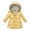 Yellow, variant on Esaierr 3-12 Years Girls Hooded Jackets for Toddler Kids,Fall Winter Cotton Thickened Coat Warm and Comfy Glossy Puffer Outerwear