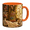 Accent Mug, variant on Lotusprint LLC Book Lover 2D Print Flat Ceramic Mug, Reader Library Cup