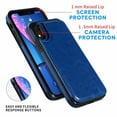 thumbnail image 5 of Slim Fit Premium Leather Cover For iPhone 13 11 12 mini Pro XR XS Max X 6 7 8 Plus Wallet Card Slots Shockproof Flip Case, 5 of 6