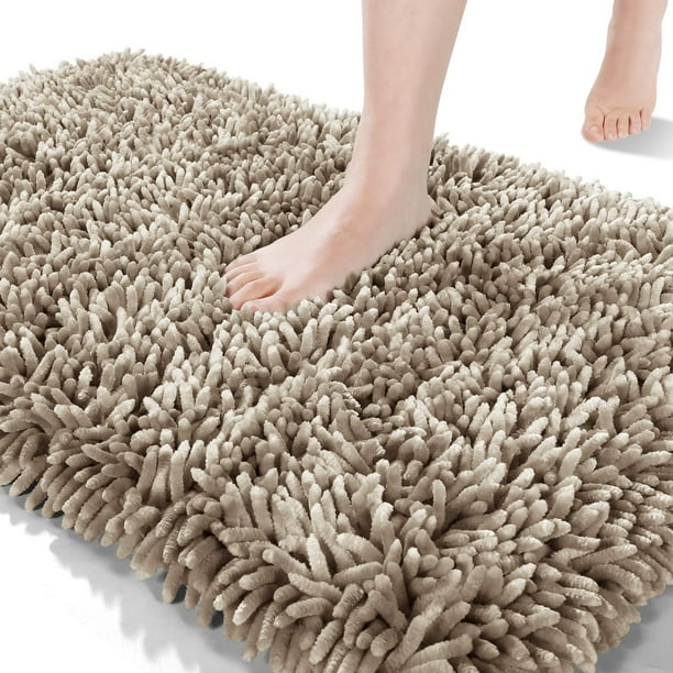 Alfombra de baño Yimobra, suave, absorbente y antideslizante, 80 x 50 cm
