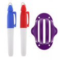 thumbnail image 1 of Almencla 5xGolf Ball Liner Marker Template Alignment Marker Pens Putting Aids, 1 of 8