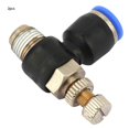 thumbnail image 3 of 2pcs Tube Air Flow Speed Controller Pipe Pneumatic Fitting Regulator Valve SL6-01, 3 of 4