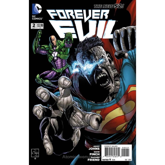 Forever Evil #2B VF ; DC Comic Book