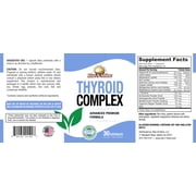 Thyroid Complex, Ashwagandha Root, Bladderwrack, and More, Thyroid Supplement by Rise-N-Shine, 30 Count