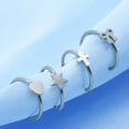 thumbnail image 4 of lanema Without Piercing Lip Rings Sturdy Stainless Steel Imitation Lip Jewelry Secure Clip Designs for Sensitive Skin, 4 of 17