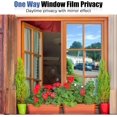 thumbnail image 2 of TEMOGU-One Way Window Film Reflective Heat Blocking & Sun Blocking, Privacy Film for Windows, Tint Mirror for House Windows, Heat Reflective & Control, Static Cling, Black, 44.5x400cm, 2 of 4
