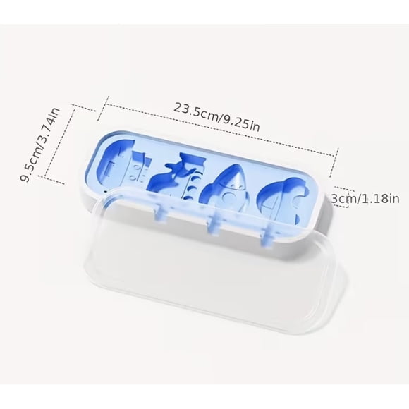 1 molde de silicona for helado, molde reutilizable for hacer hielo DIY de verano, molde for paletas de helado