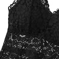 thumbnail image 7 of FUYUDY Women Tank Top Trendy Versatile Lace V Neck Tight Fit Camisole Lightweight Breathable Comfortable Female Vest Top For Everyday Wear And Layering,Black,One Size, 7 of 7