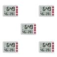 thumbnail image 1 of Toystoory Alarma digital Ángulo de plástico ajustable Pantalla acrílica de 7,48 pulgadas Proyector Reloj Oficina Hotel Termómetro Relojes Type2 NO2, 1 of 6