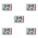 thumbnail image 2 of Ounissouiy Alarma digital Ángulo de plástico ajustable Pantalla acrílica de 7,48 pulgadas Proyector Reloj Oficina Hotel Termómetro Relojes Type2 NO2, 2 of 6