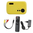thumbnail image 1 of Mini projecteur portable multifonction M24, son surround 360 degrés, home cinéma, 100-240 V, prise UE jaune, 1 of 4