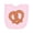 AD-Pink, variant on Inktastic Heart-shaped Pretzel Newborn Bib