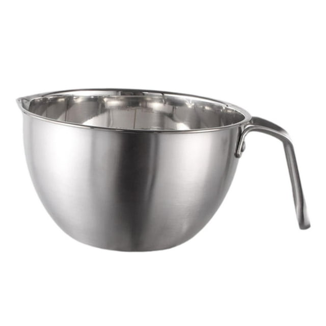 veasfak Candle Melting Boiler Melting Bowl for Candle Making Cooking Pot Stainless Steel ID. 18cm