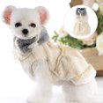 thumbnail image 3 of Flower Print Dog Dress Scarf Set Dress-Up Princess Dress for Dogs – Soft Texture & Outdoor Style, 3 of 8