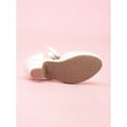 thumbnail image 7 of Fozruso Girls Pumps Shoes,Sizes 1.5 Little Kid,Girls Summer Dress Shoes With Adjustable Bow Straps Lightweight Party Shoes, 7 of 7