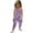 G Purple, variant on NAISIBABY Girls Suspenders Jumpsuit, Sleeveless Tie-Dye Gradient Printed Causal Summer Romper Multicolor 2-3T
