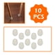 thumbnail image 2 of 10 Unids Tapas Protectores de Pies de Gabinete Muebles, Redondas Claras Sunnimix Tapas de patas de silla redondas, 2 of 8
