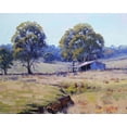 thumbnail image 2 of Gercken, Graham 24x20 White Modern Wood Framed Museum Art Print Titled - Farm Shed Australia, 2 of 4