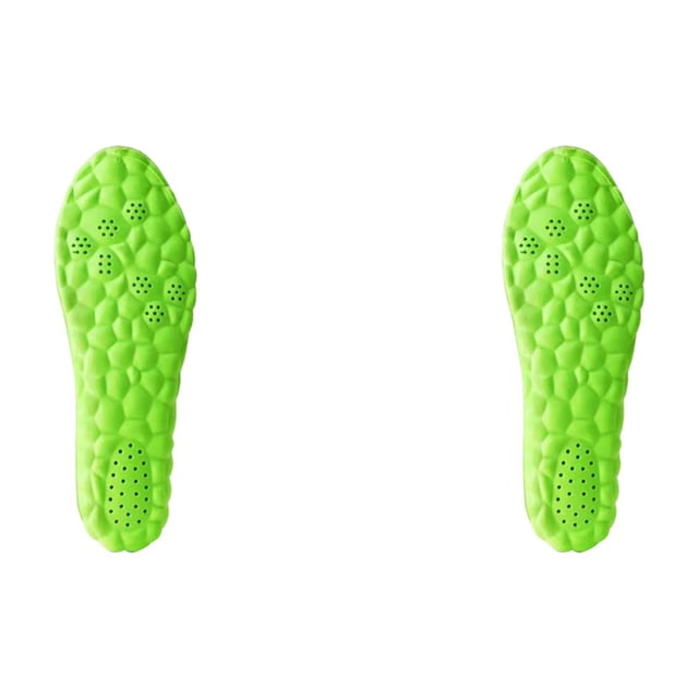 Almohadillas suaves para zapatos Plantilla con soporte el Alivio del dolor (45-46) Verde
