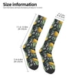thumbnail image 5 of Fotbe Citrus Fruits Elegant Lemons print Women's Men's Novelty Crew Socks Cotton Socks Knee High Socks for Walking,Running,Nurses,Pregnancy, 5 of 9